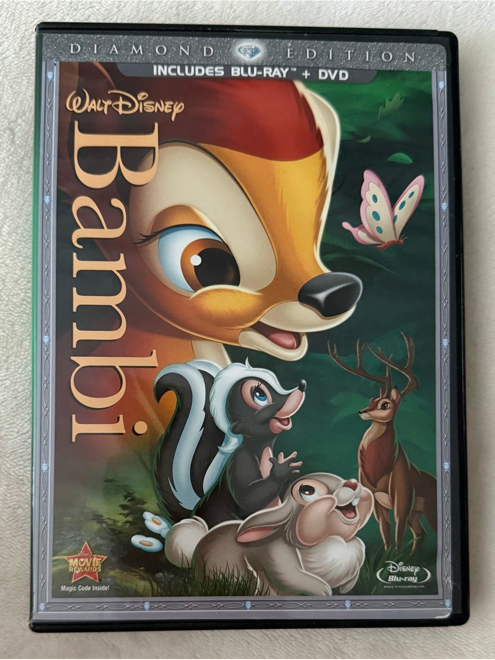 Walt Disney Bambi Diamond Edition is Blu-ray + DVD